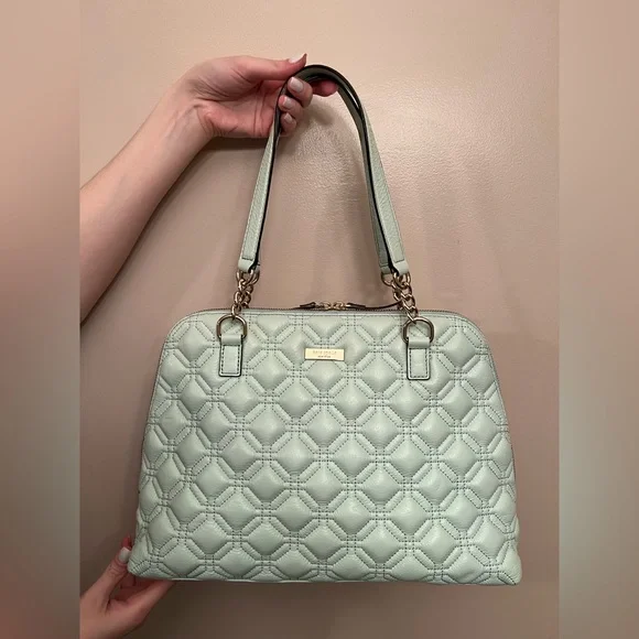 Seafoam green kate spade purse hotsell